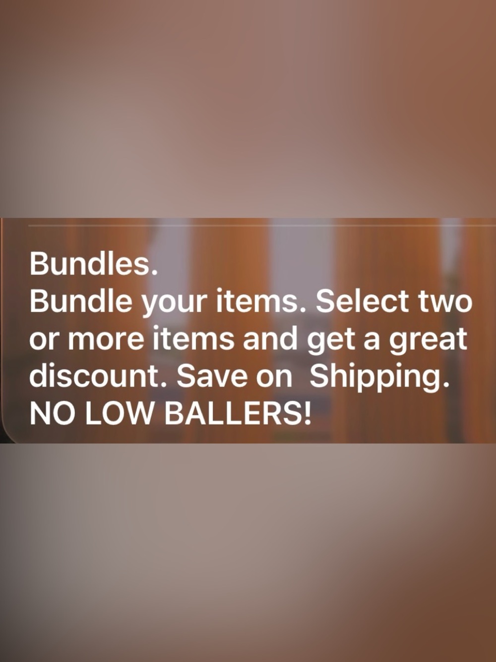 Bundle you items and Save!
